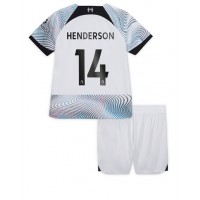 Dres Liverpool Jordan Henderson #14 Gostujuci za djecu 2022-23 Kratak Rukav (+ kratke hlače)